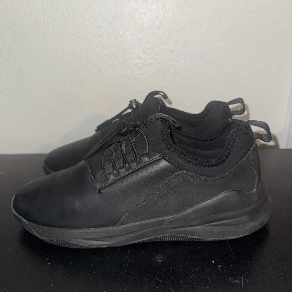 CLOVE CL007 Black Vegan Leather Sneakers Size W9 M7.5
